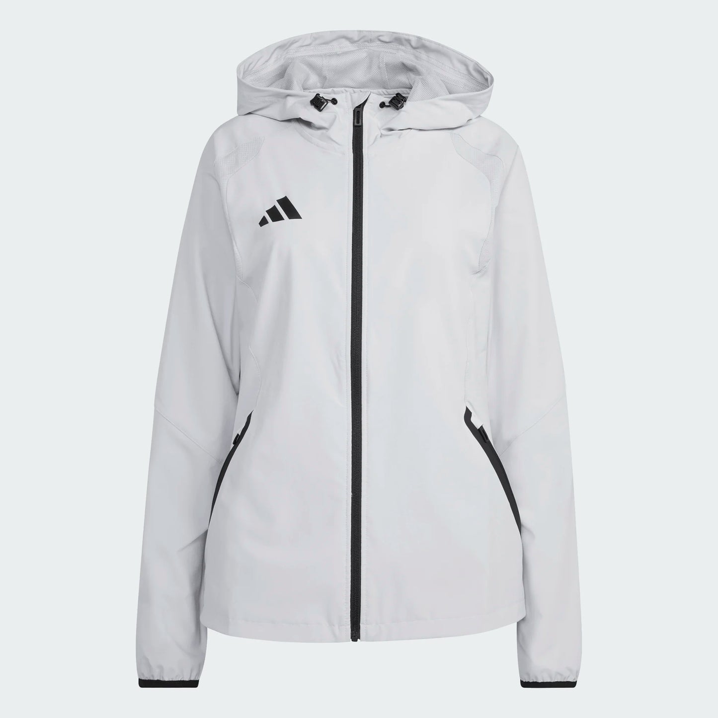 adidas Women's Tiro Travel Windbreaker Team Light Grey