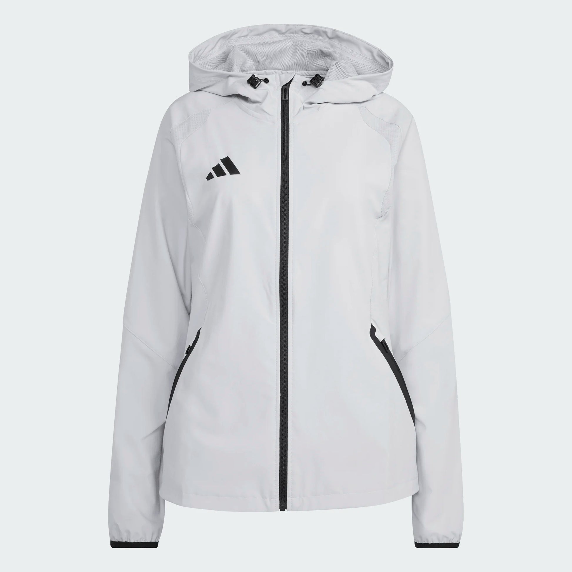 adidas Women's Tiro Travel Windbreaker Team Light Grey