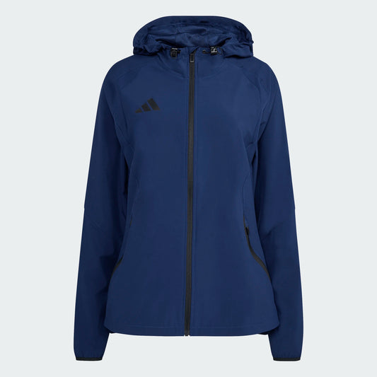 adidas Women's Tiro Travel Windbreaker Team Navy Blue