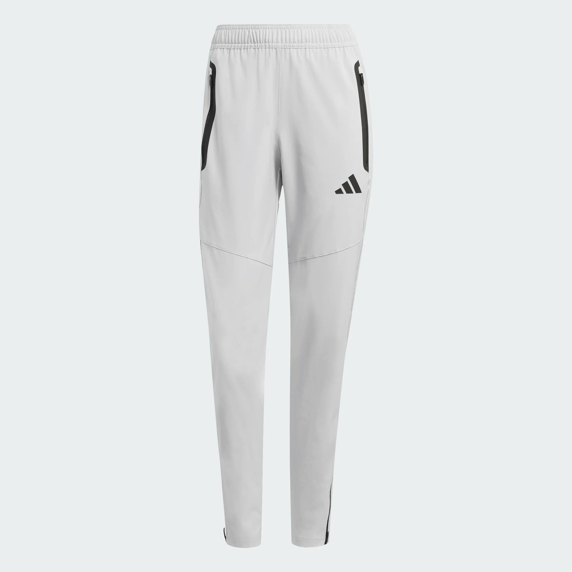 adidas Women's Tiro Travel Woven Pants Team Light Grey front