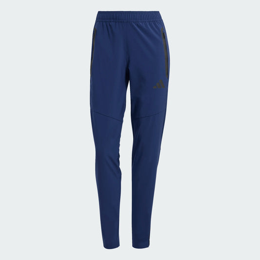 adidas Women's Tiro Travel Woven Pants Team Navy Blue front