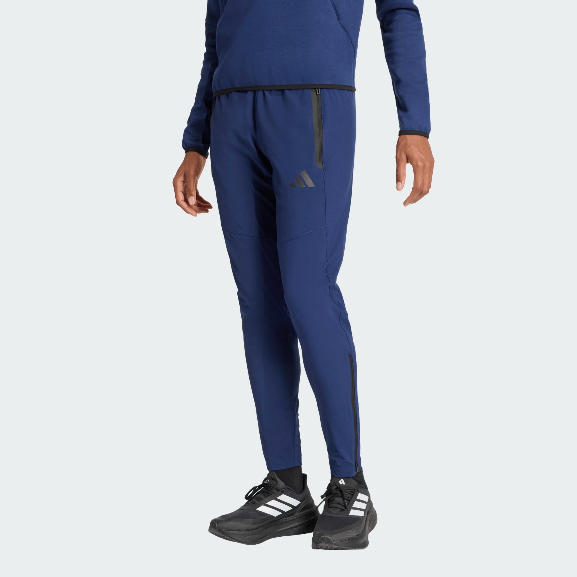 adidas Women's Tiro Travel Woven Pants Team Navy Blue full