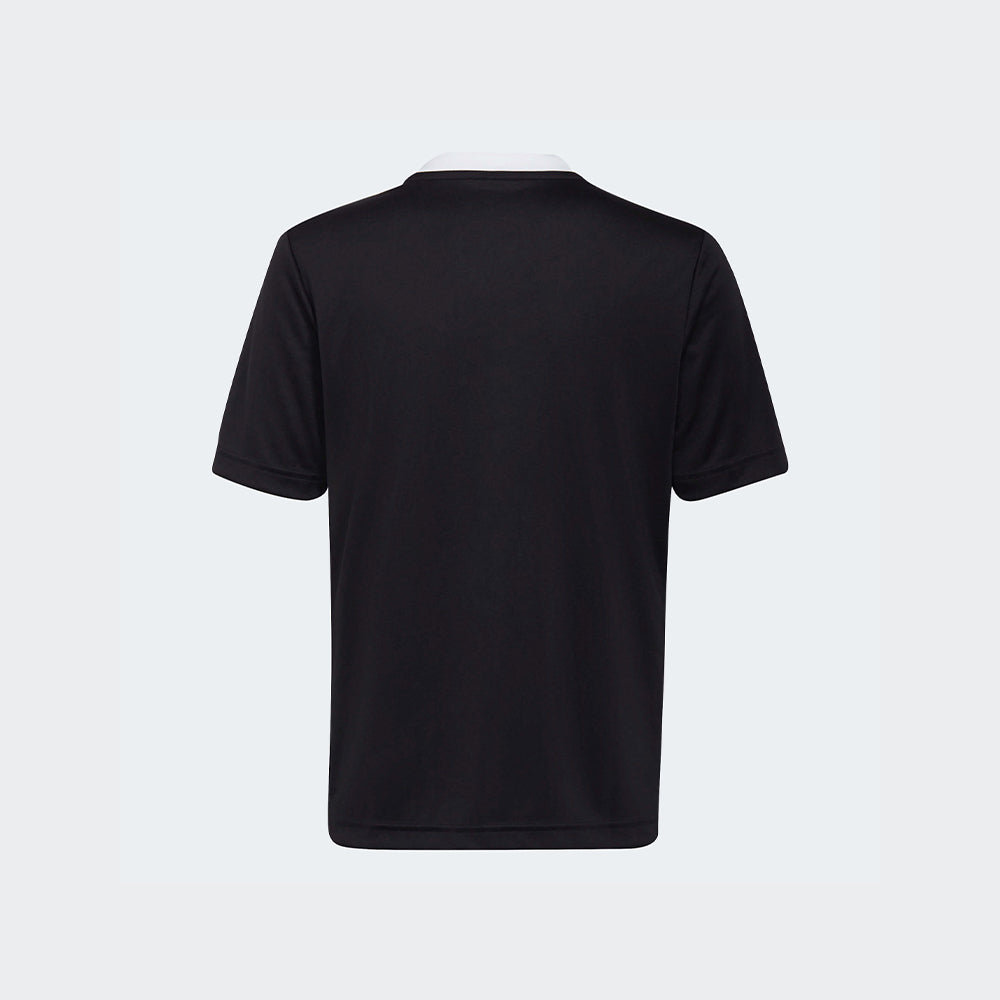 adidas YOUTH Entrada 22 Jersey Black-White (Back)