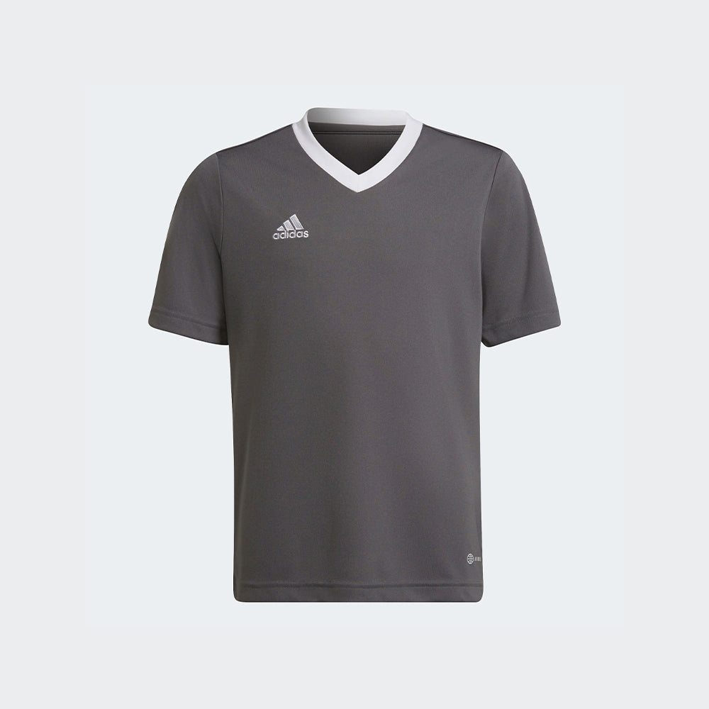 adidas YOUTH Entrada 22 Jersey Grey-White (Front)