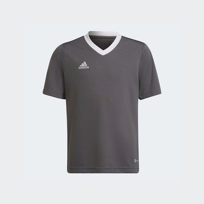adidas YOUTH Entrada 22 Jersey Grey-White (Front)