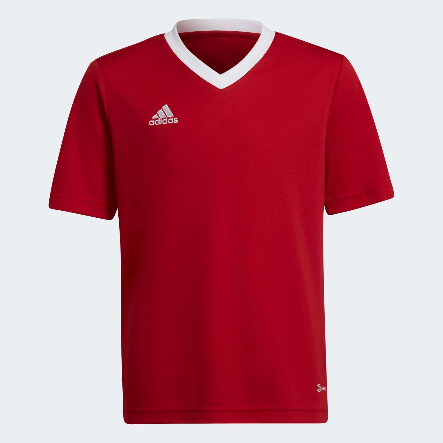 adidas YOUTH Entrada 22 Jersey Red-White (Front)