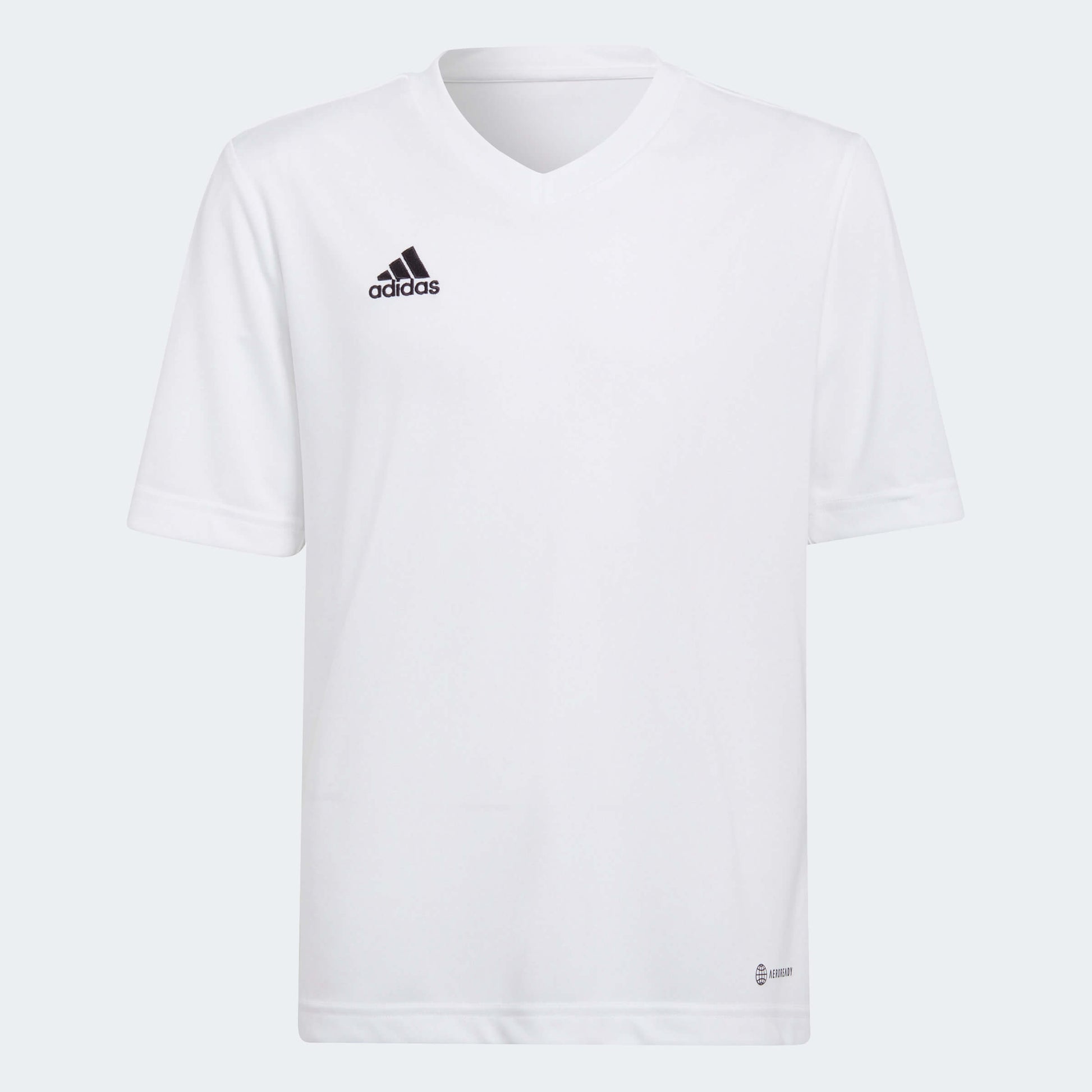 adidas YOUTH Entrada 22 Jersey White-White (Front)