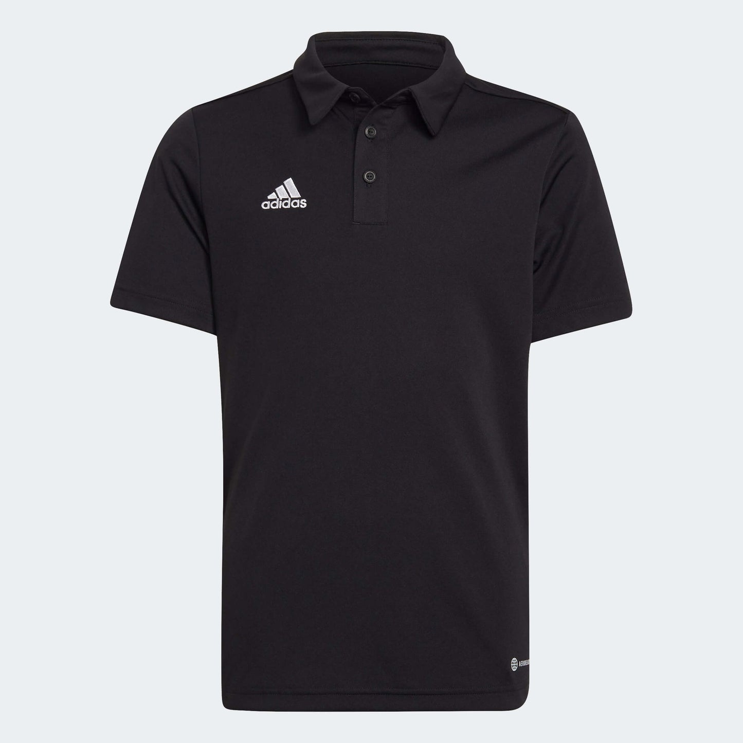 adidas YOUTH Entrada 22 Polo Black-White (Front)