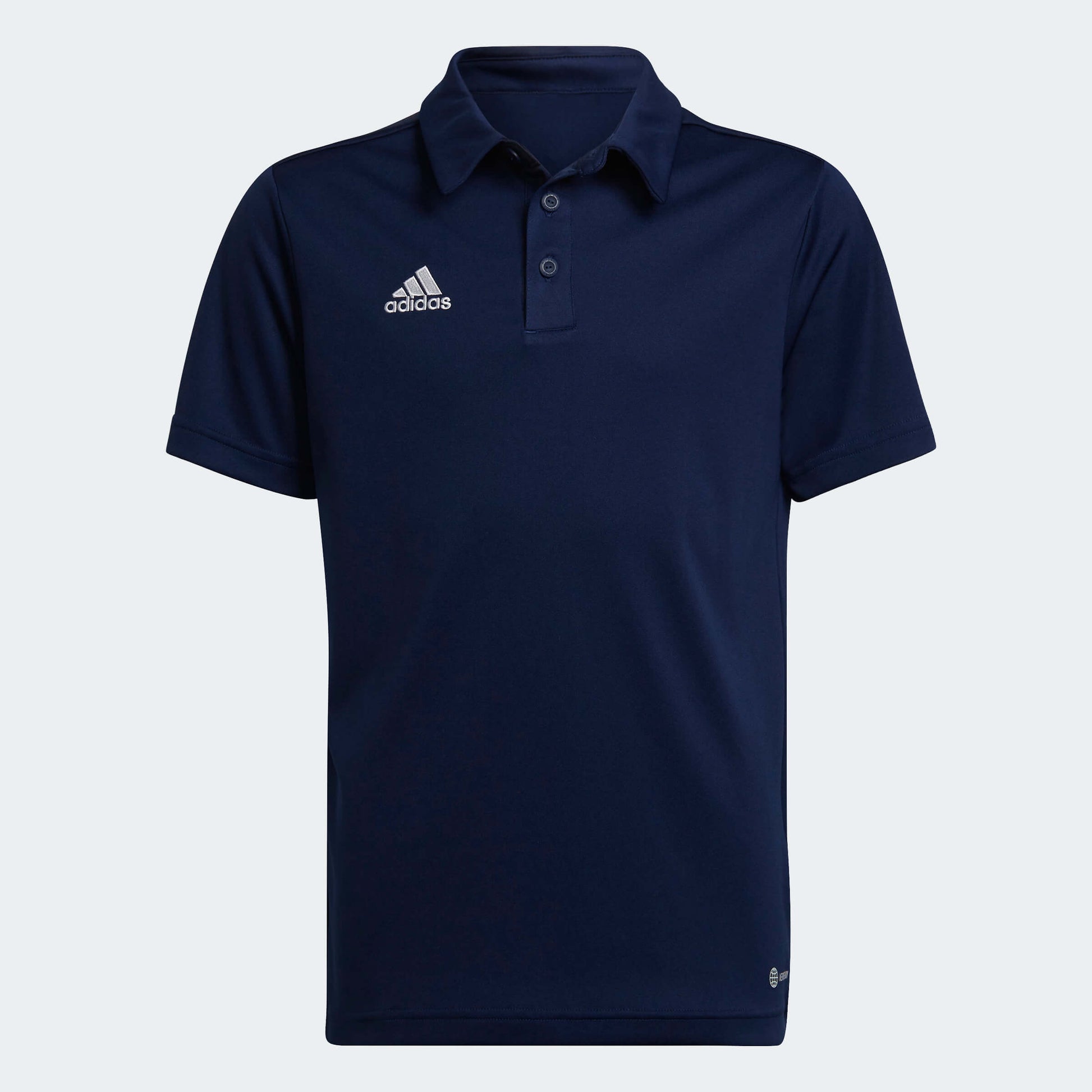 adidas YOUTH Entrada 22 Polo Navy-White (Front)