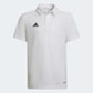 adidas YOUTH Entrada 22 Polo White-Black (Front)