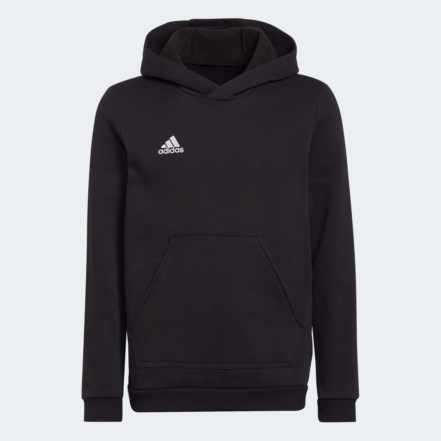 adidas YOUTH Entrada 22 Sweat Hoody Black-White (Front)