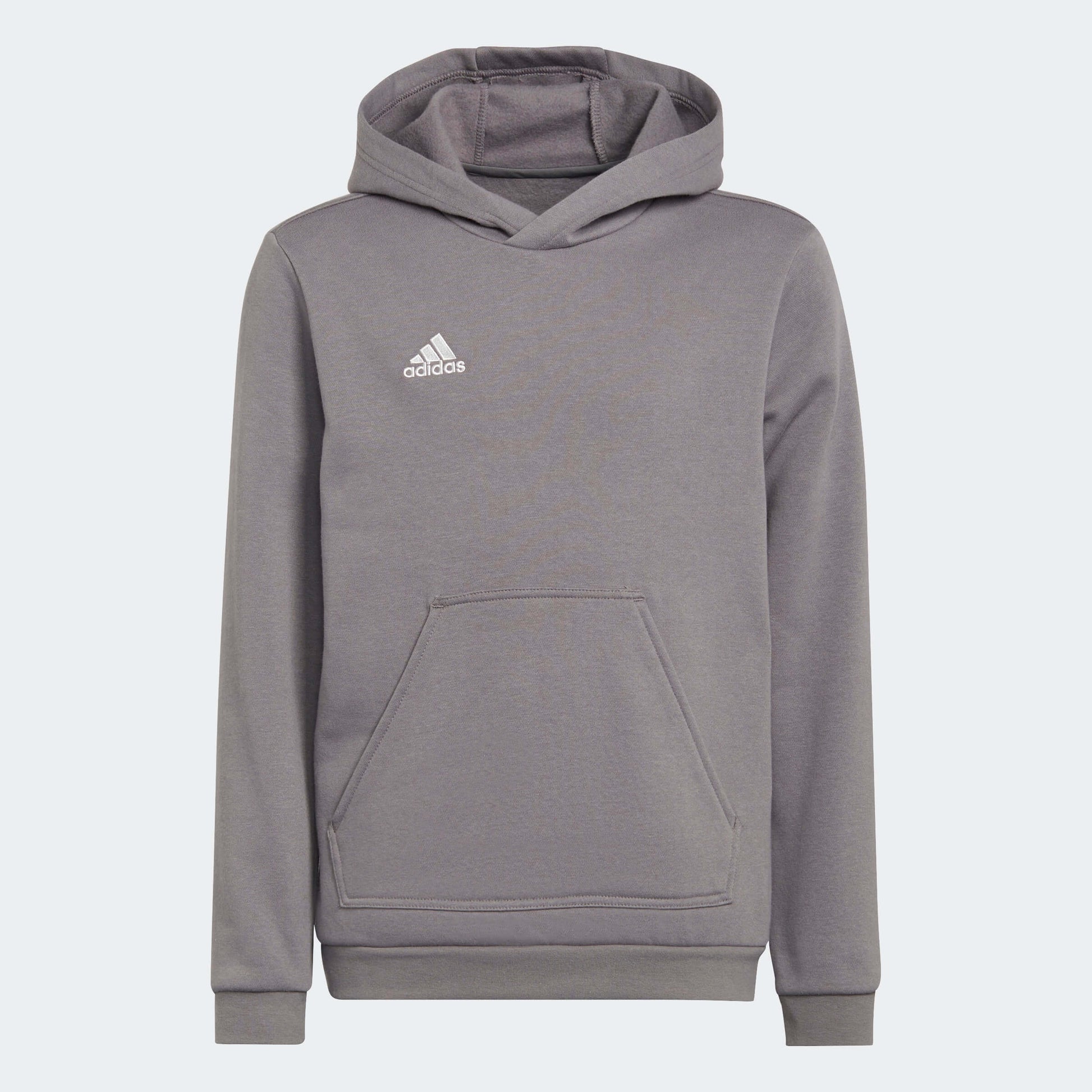 adidas YOUTH Entrada 22 Sweat Hoody Grey-White (Front)