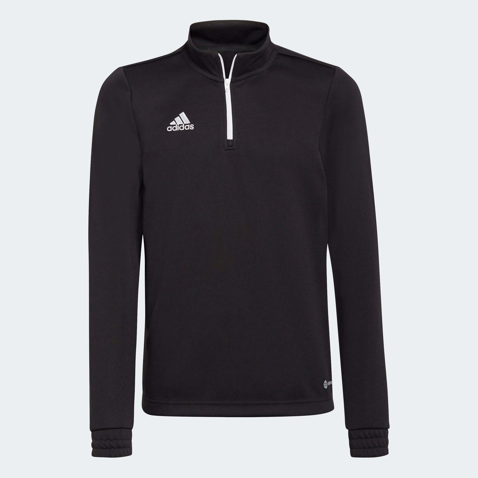 adidas YOUTH Entrada 22 Training Top Black-White (Front)