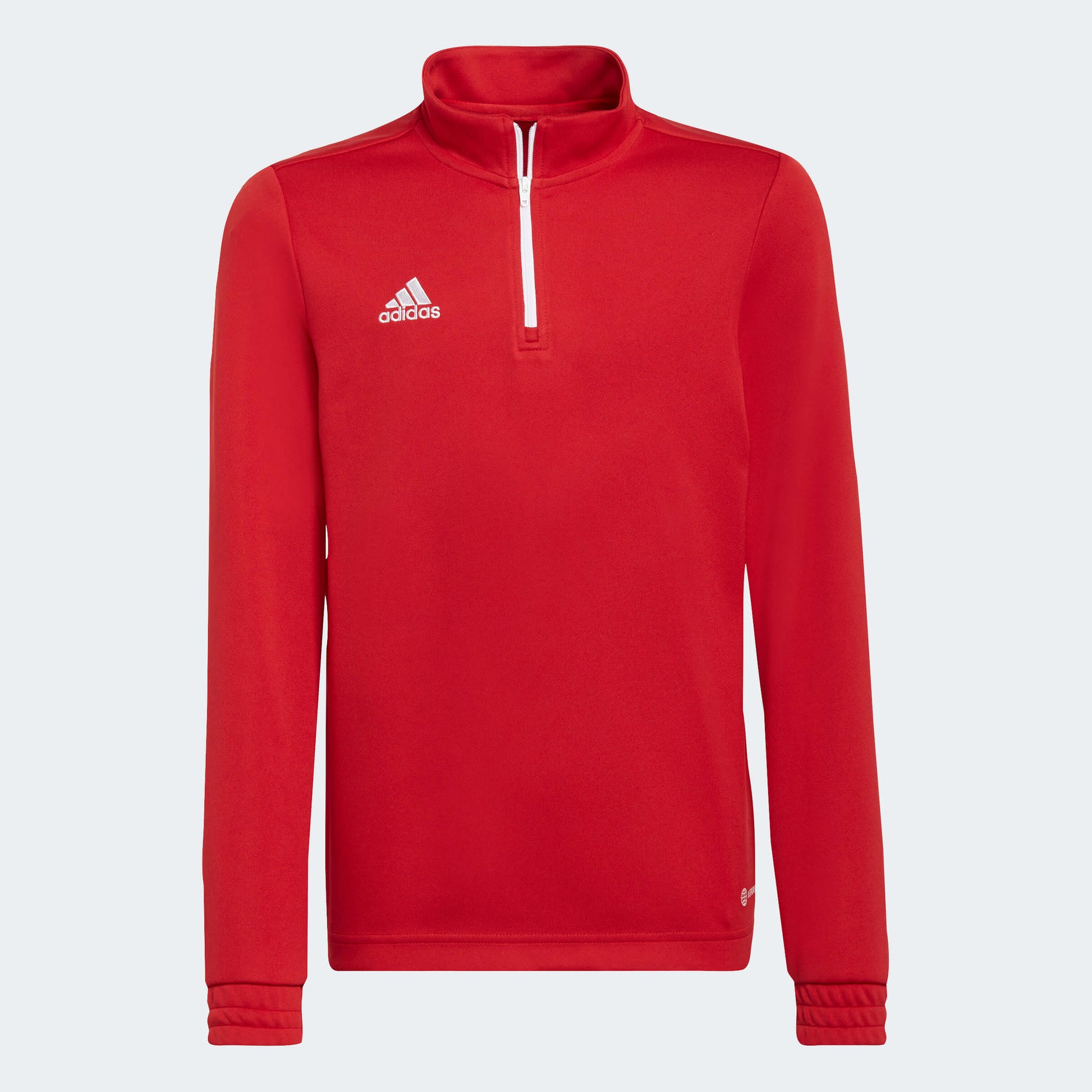 adidas YOUTH Entrada 22 Training Top Red-White (Front)