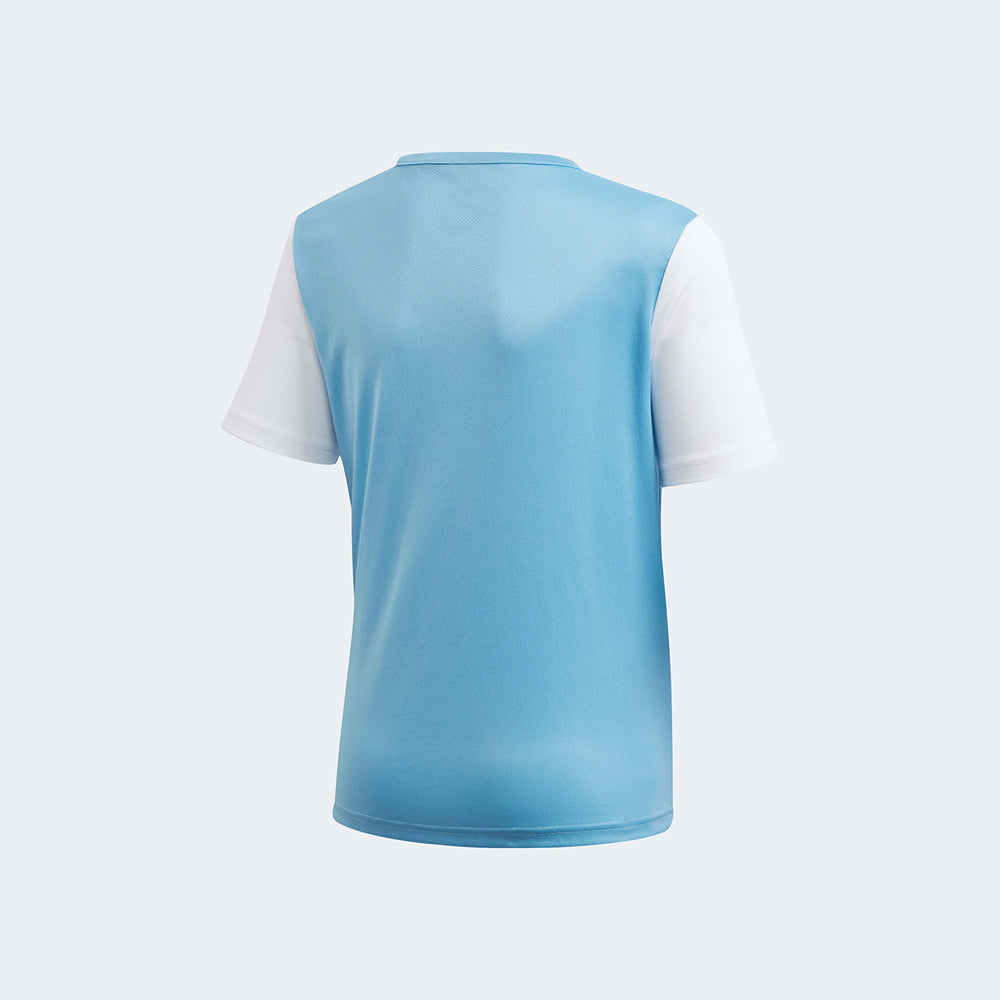 adidas YOUTH Estro 19 Jersey Light Blue-White (Back)
