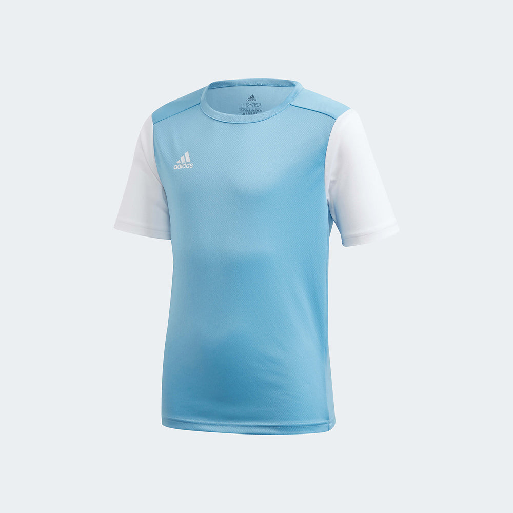 adidas YOUTH Estro 19 Jersey Light Blue-White (Front)