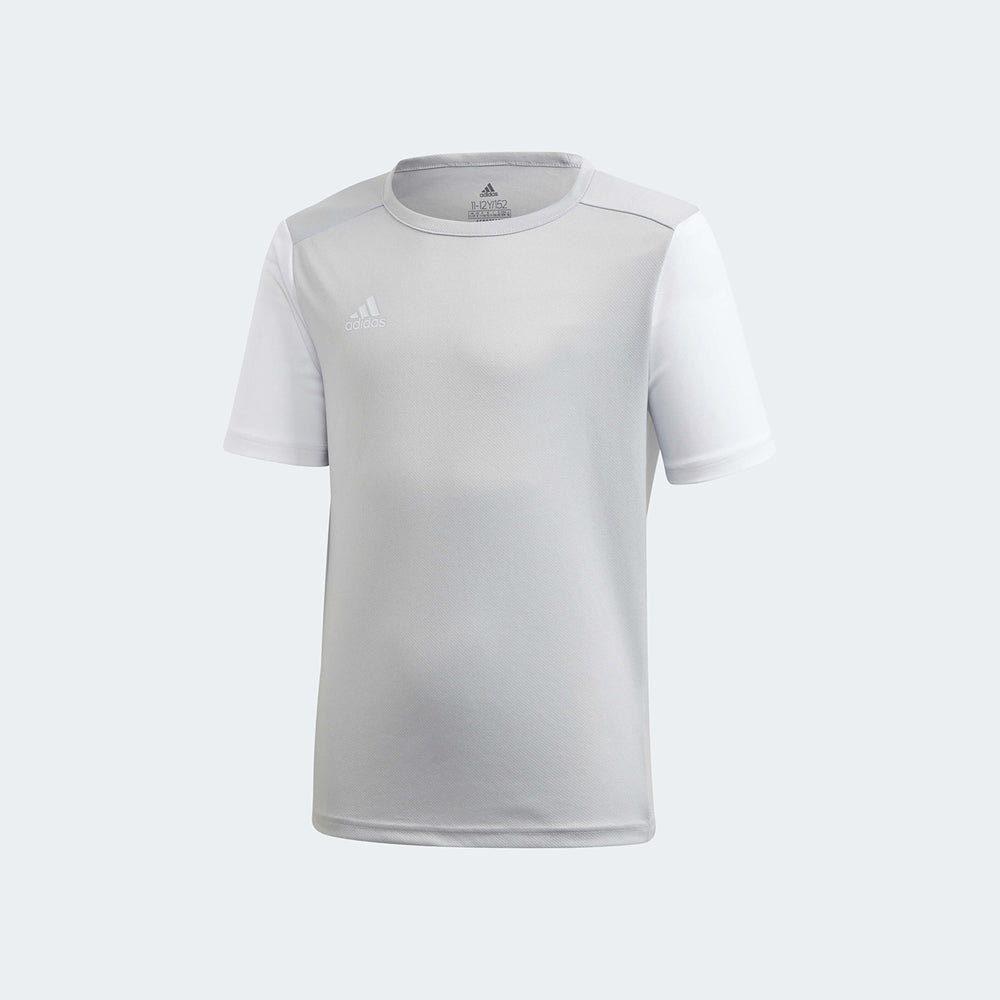 adidas YOUTH Estro 19 Jersey Light Grey-White (Front)