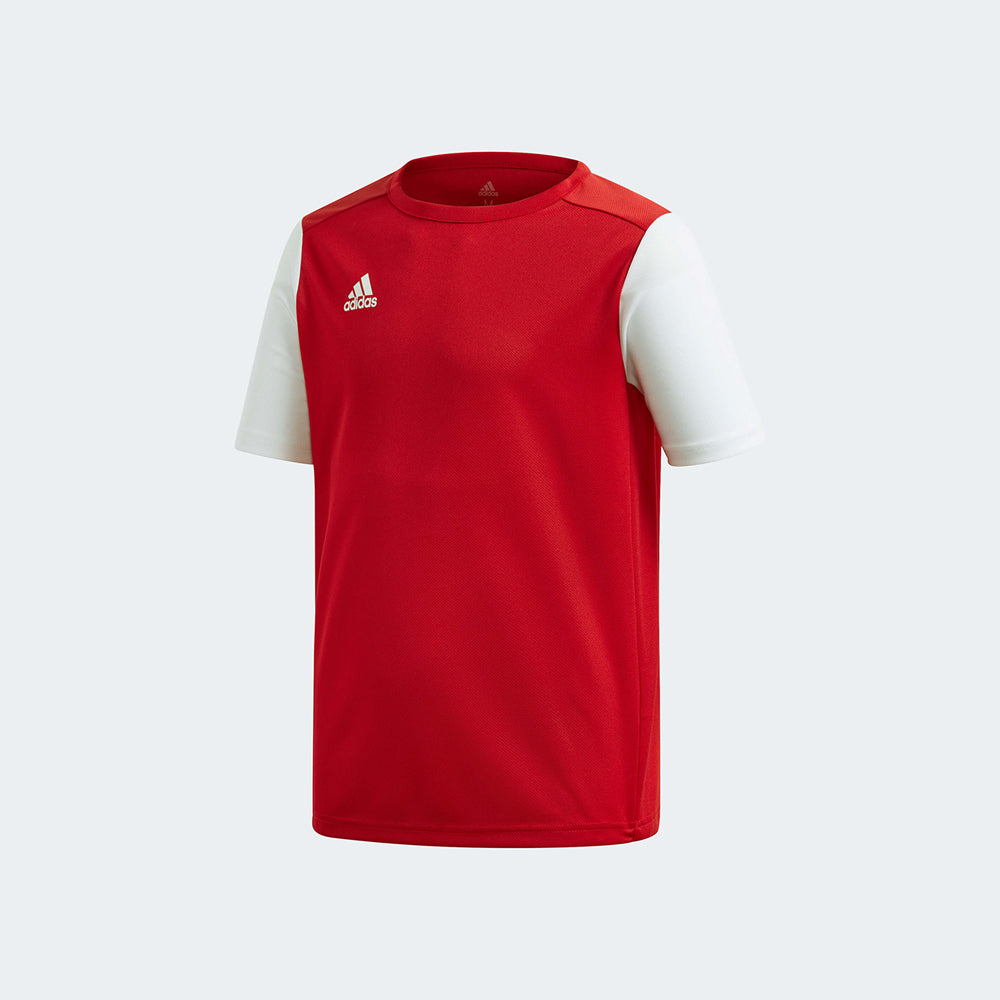 adidas YOUTH Estro 19 Jersey Red-White (Front)