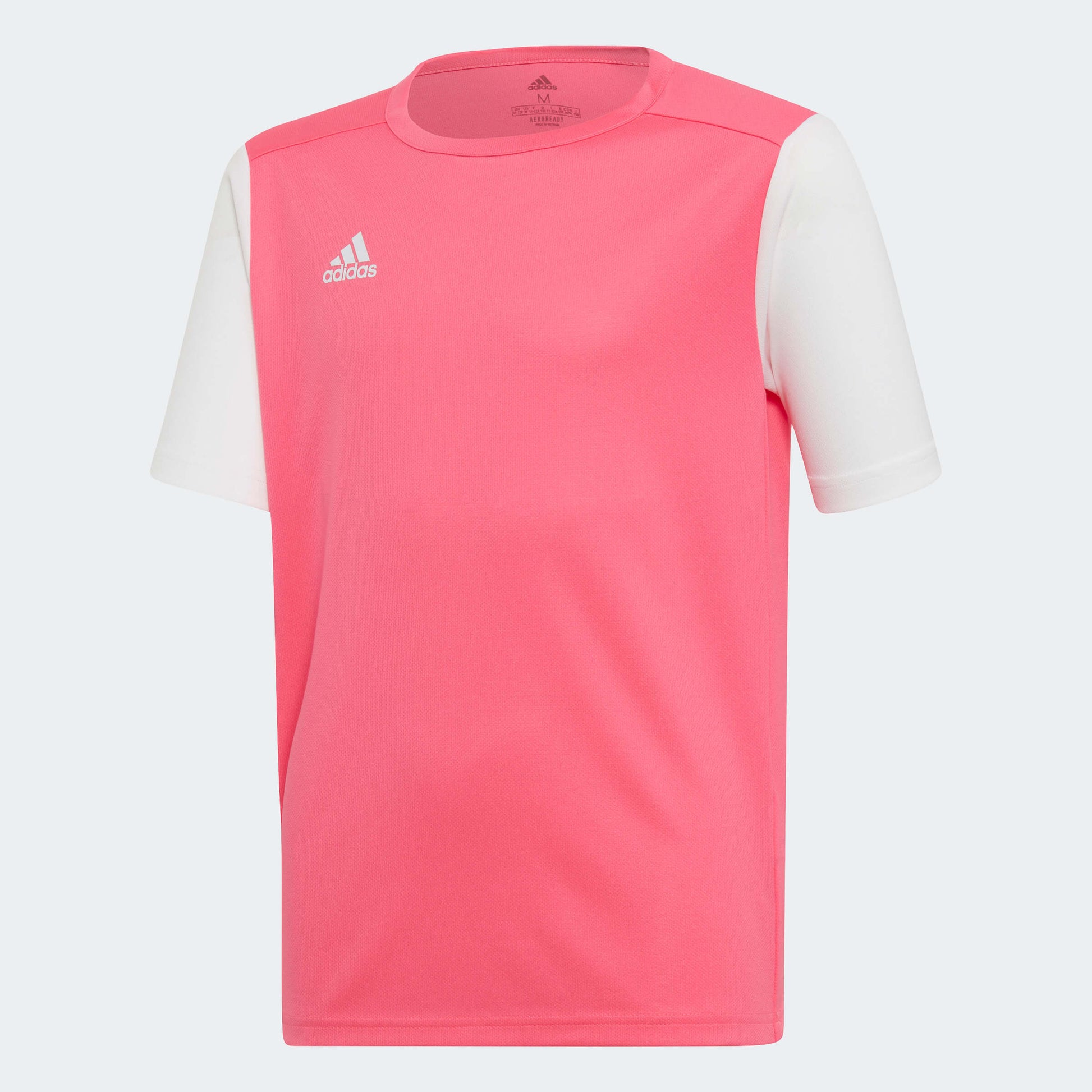 adidas YOUTH Estro 19 Jersey Solar Pink-White (Front)