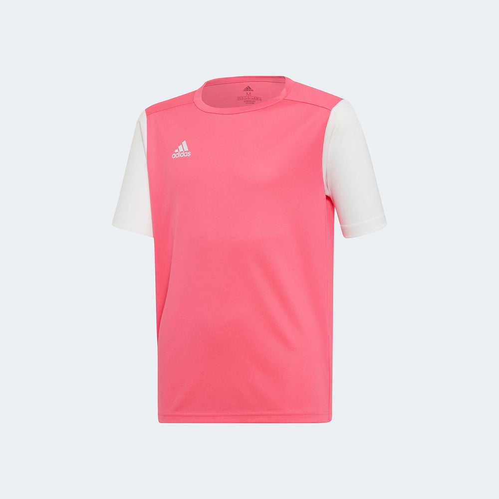 adidas YOUTH Estro 19 Jersey Solar Pink-White (Front)