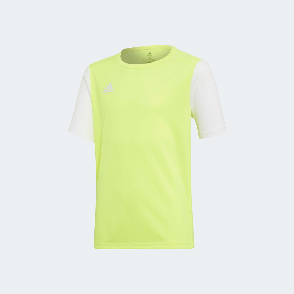 adidas YOUTH Estro 19 Jersey Solar Yellow-White (Front)