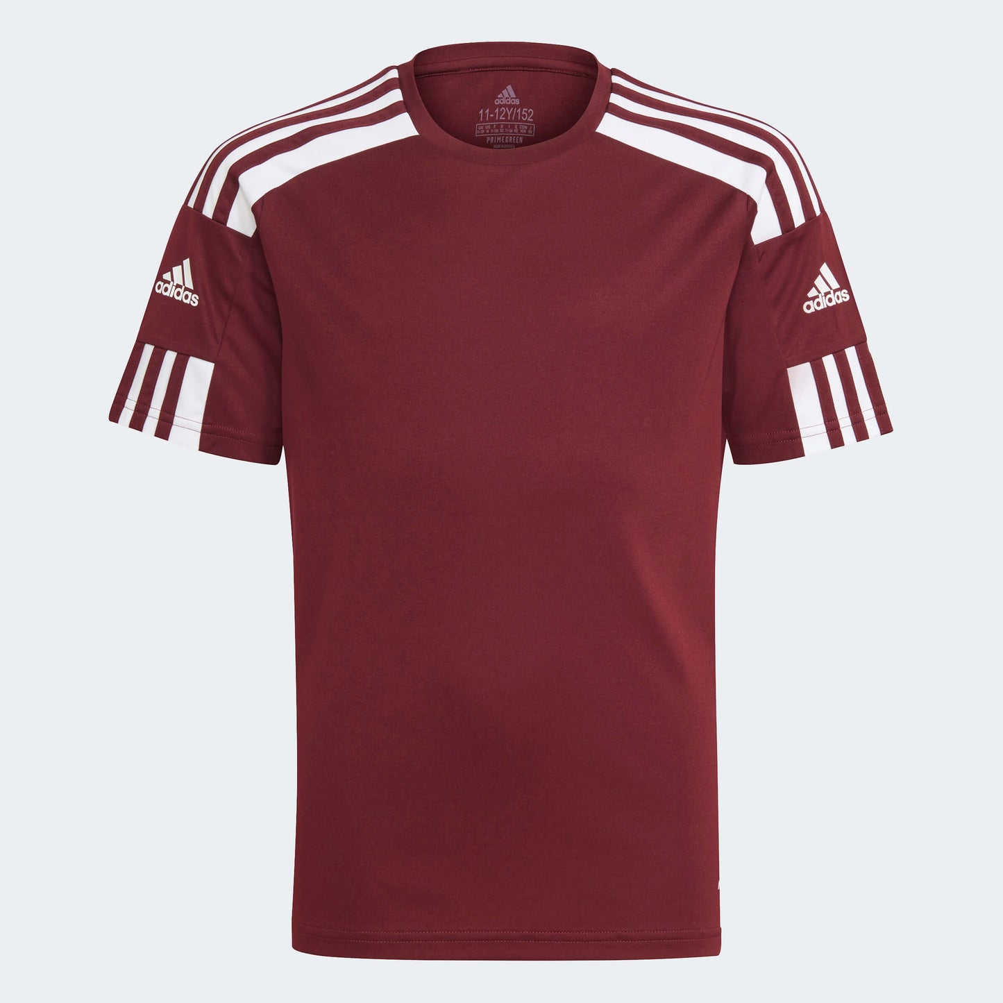 adidas YOUTH Squadra 21 Jersey Maroon White (Front)
