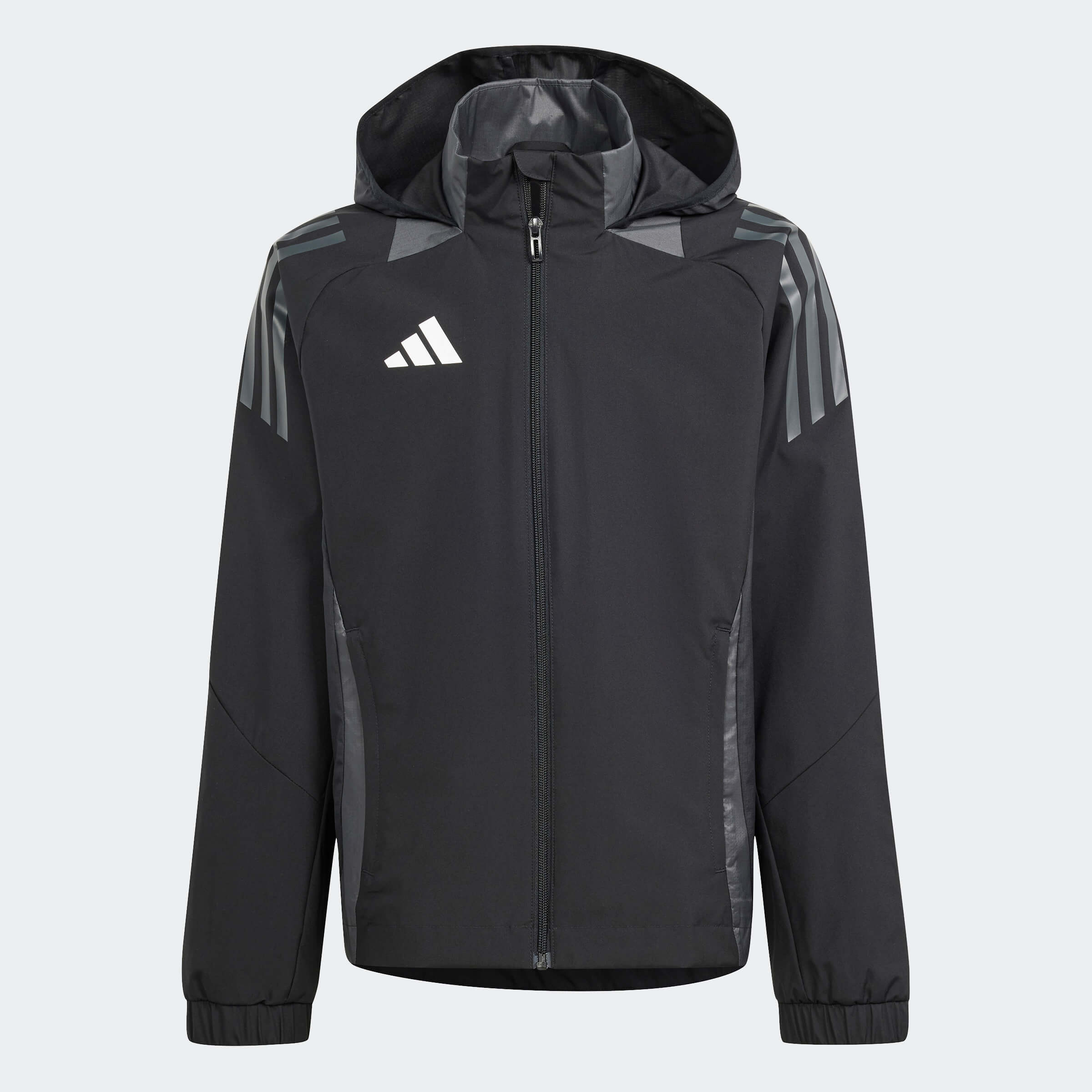 NEW Adidas all blacks store all weather jacket