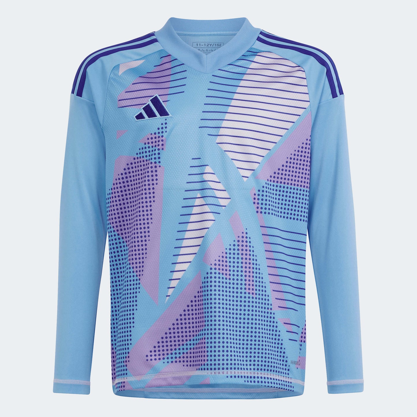 adidas YOUTH Tiro24 Competition Goalkeeper Jersey L-S Semi Blue Burst (Front)