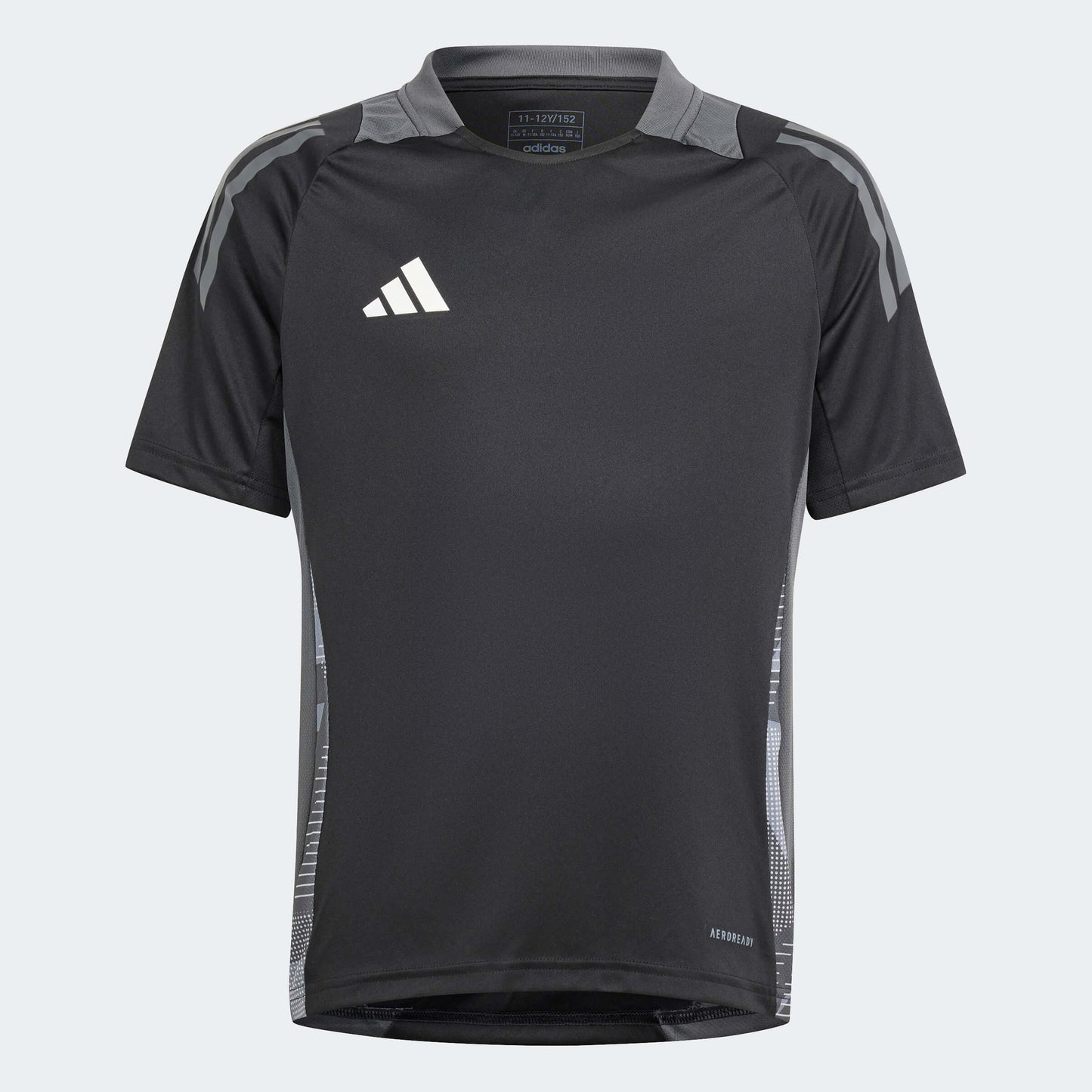 adidas YOUTH Tiro24 Competition Training Jersey Black-Team Dark Grey (Front)