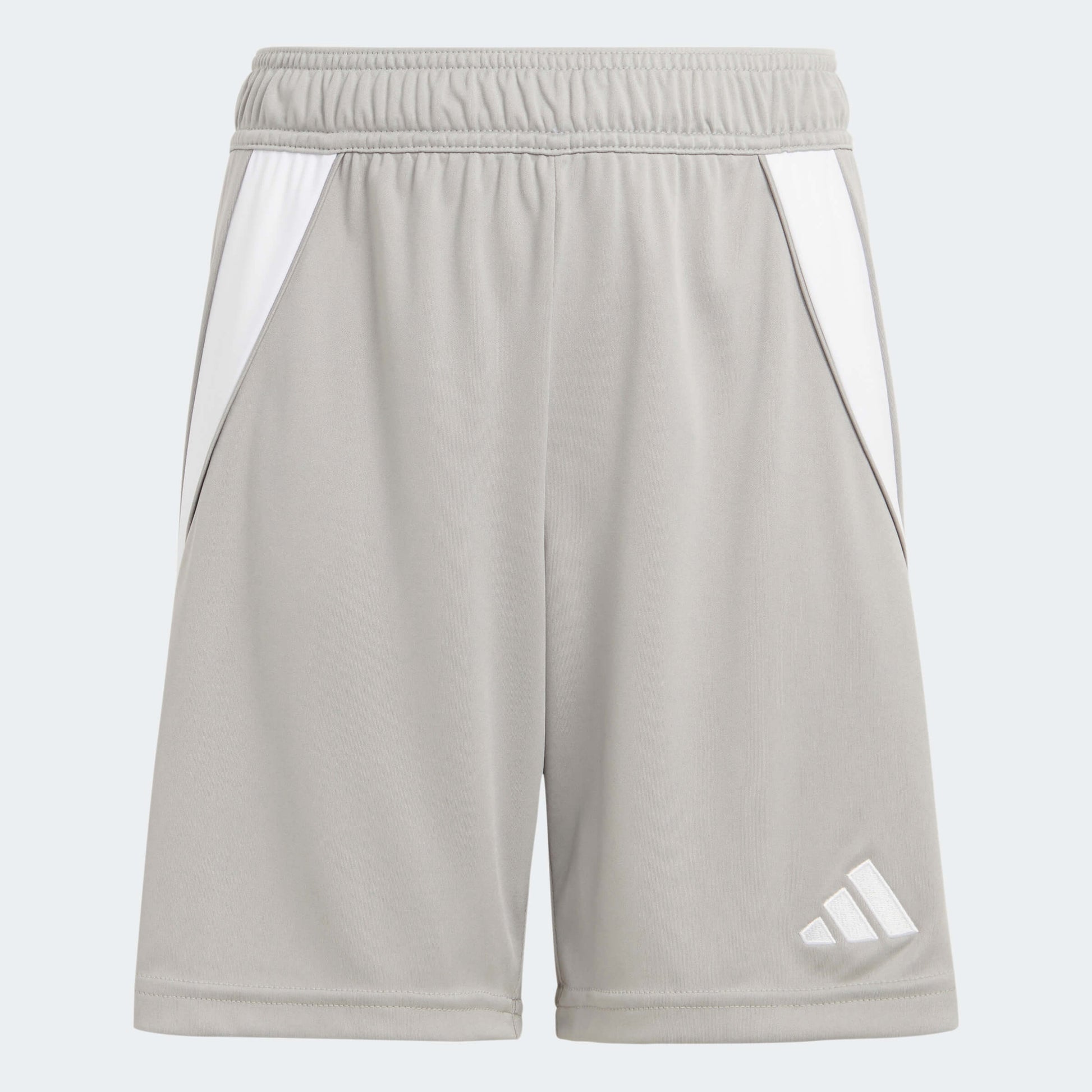 adidas YOUTH Tiro24 Short Team Mid Grey-White (Front)