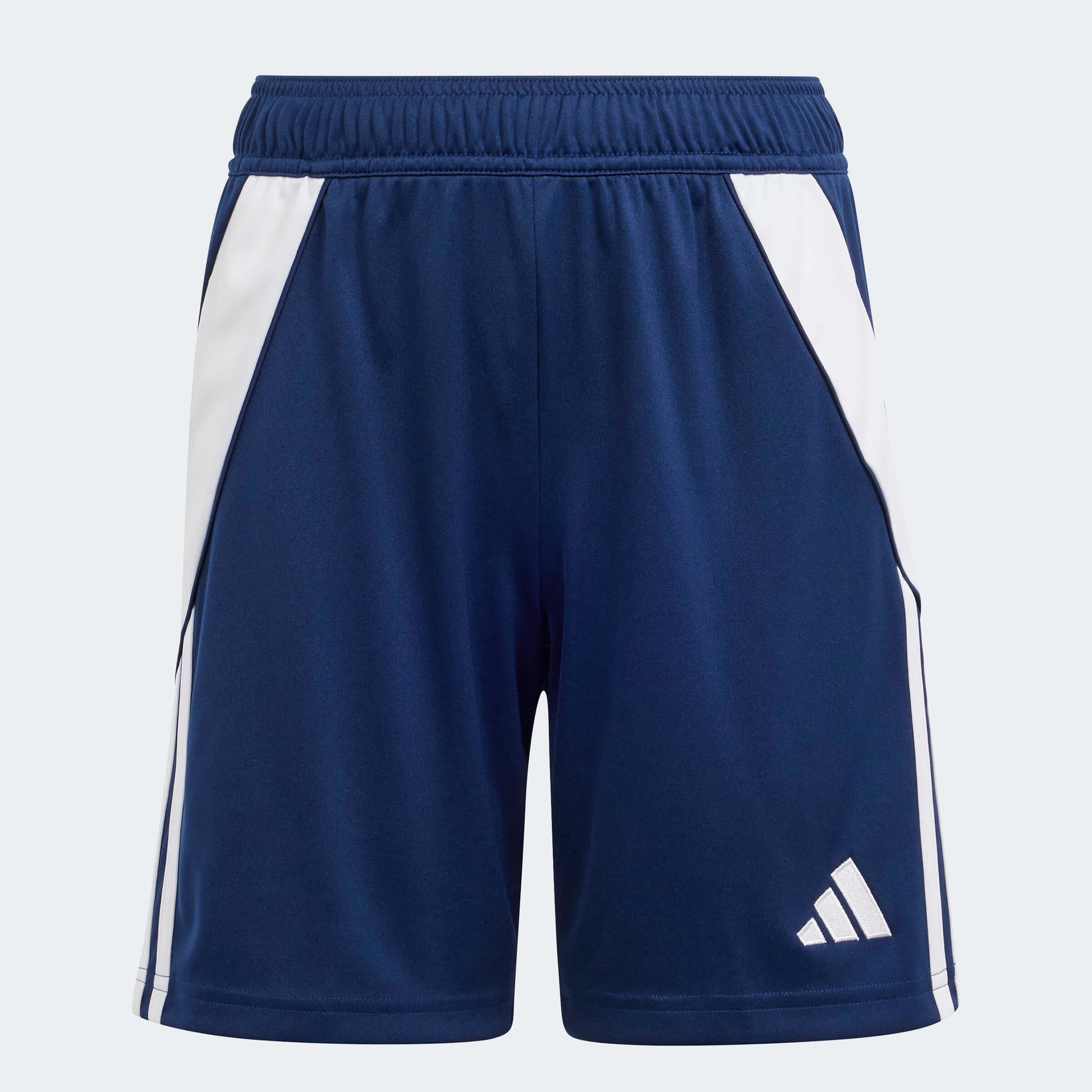 adidas YOUTH Tiro24 Short Team Navy Blue 2-White (Front)