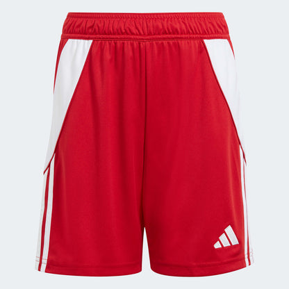 adidas YOUTH Tiro24 Short Team Power Red 2-White (Front)