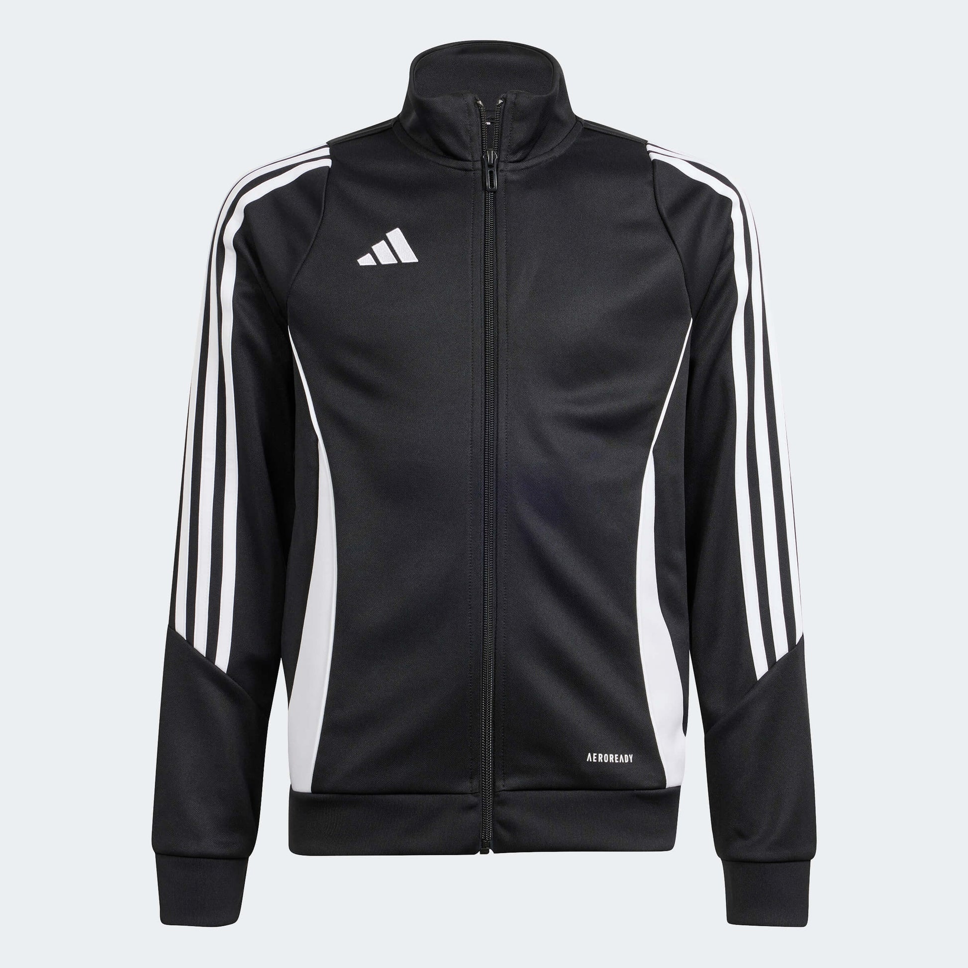 adidas YOUTH Tiro24 Training Jacket Black-White (Front)