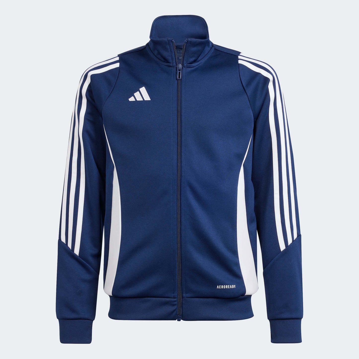 adidas YOUTH Tiro24 Training Jacket Team Navy Blue 2-White (Front)