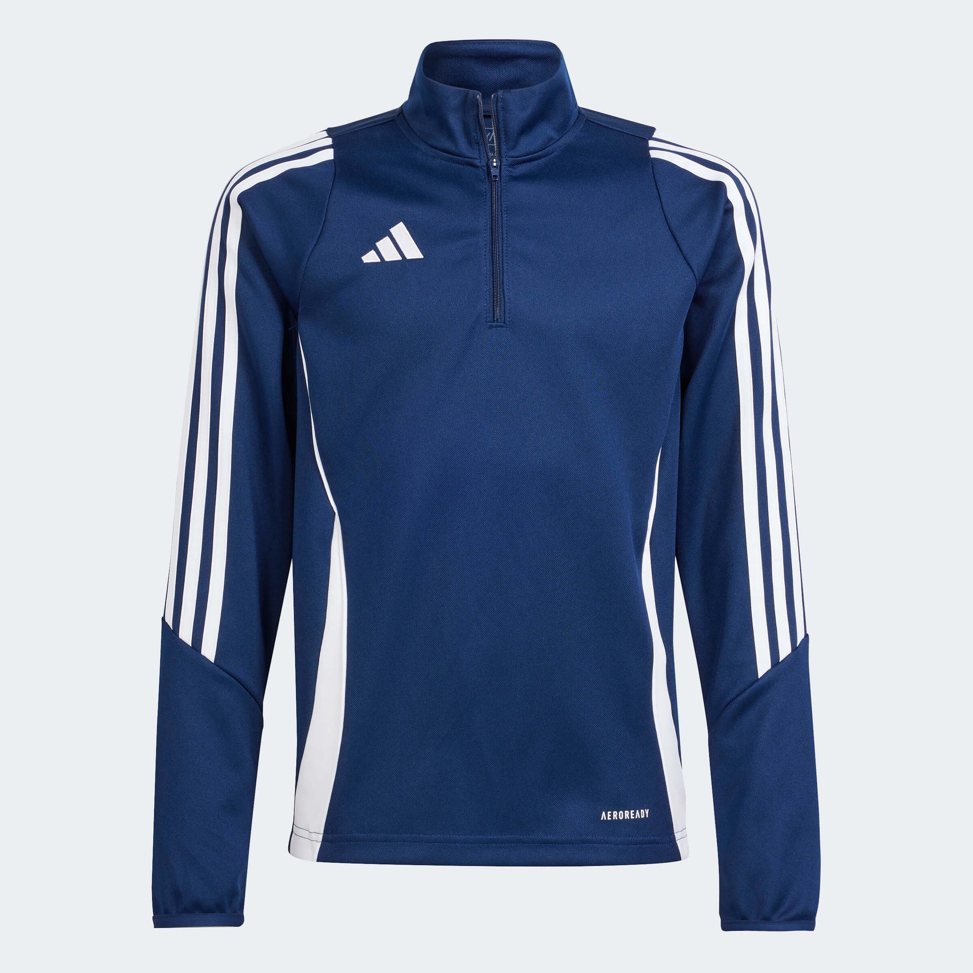 adidas YOUTH Tiro24 Training Top Team Navy Blue 2-White (Front)