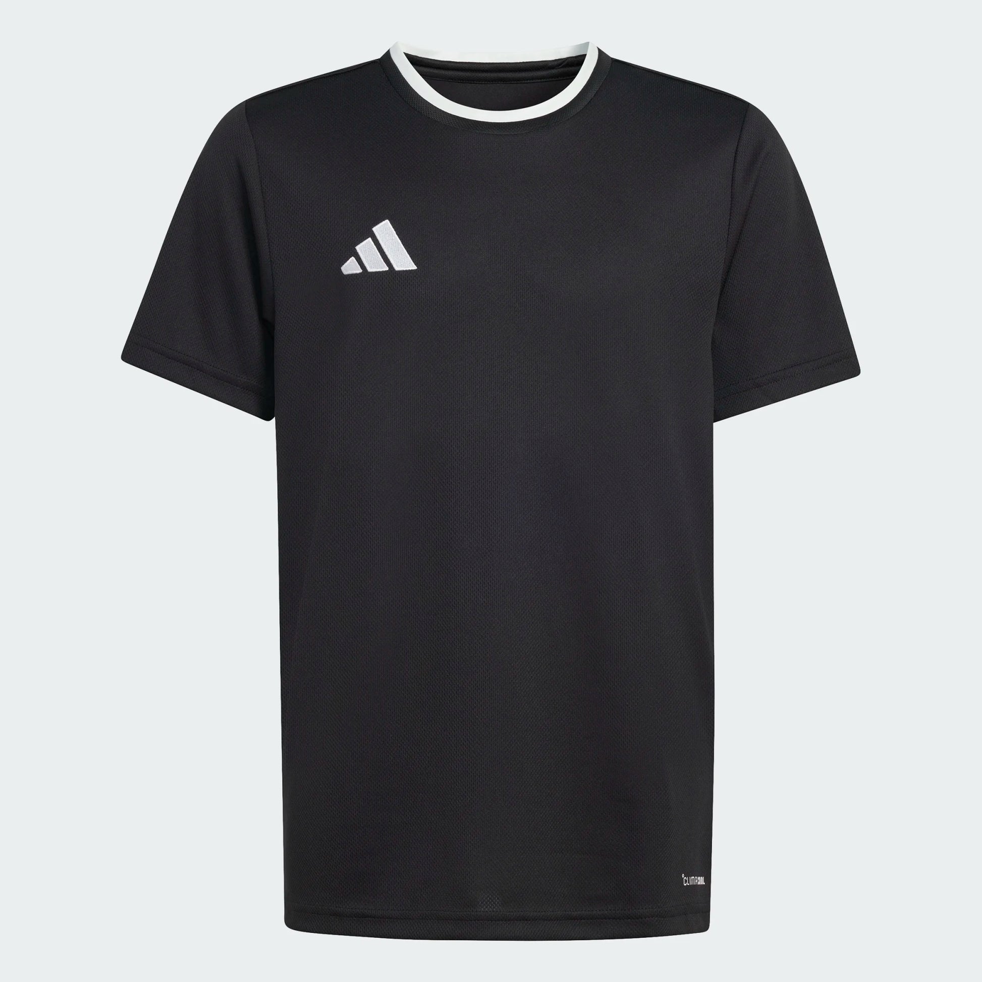 adidas Youth Entrada 26 Polyester Tee Black White front