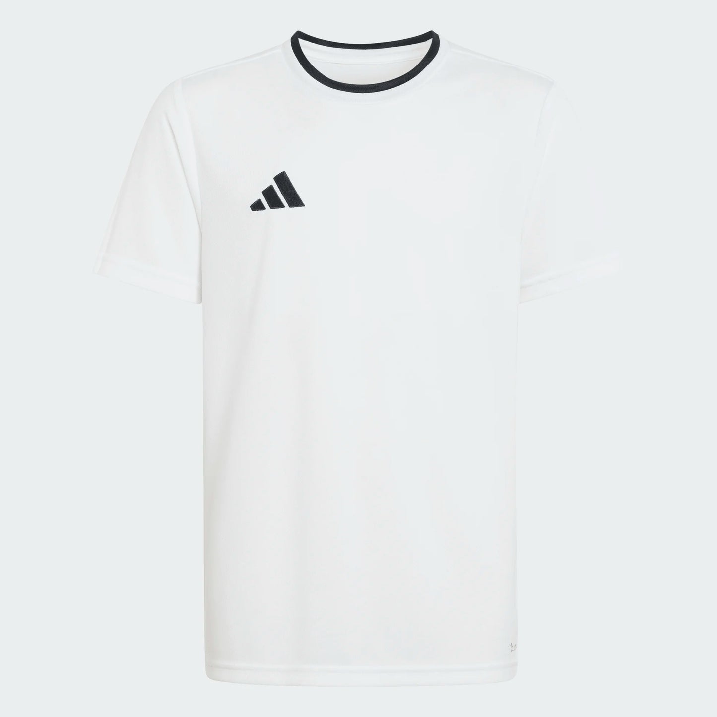 adidas Youth Entrada 26 Polyester Tee White Black front