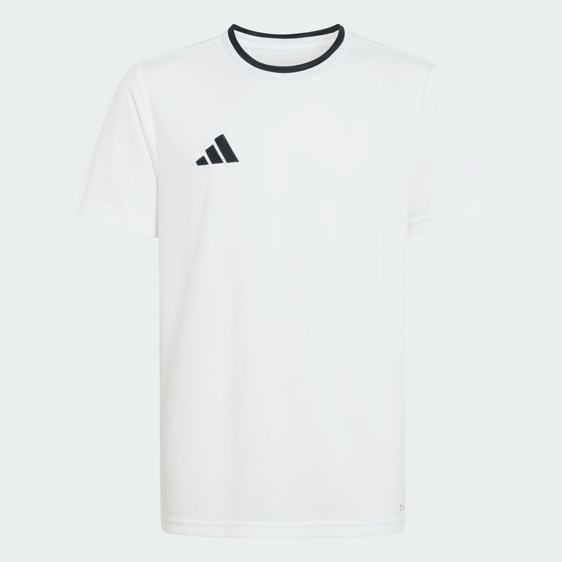adidas Youth Entrada 26 Polyester Tee White Black front