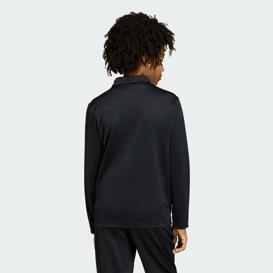 adidas Youth Entrada 26 Track Jacket Black White 2
