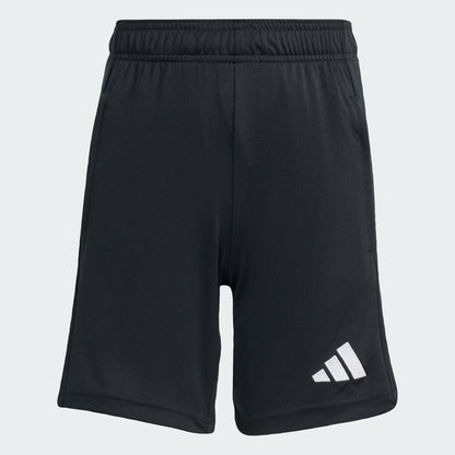 adidas Youth Entrada 26 Training Shorts Black White front