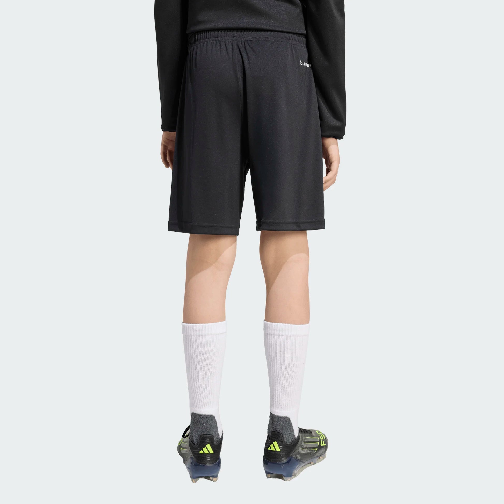 adidas Youth Entrada 26 Training Shorts Black White back