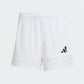 adidas Youth Girls Squadra 25 Shorts White/White/Black (Front)