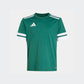 adidas Youth Squadra 25 Jersey Short Sleeve Team Dark Green/White (Front)