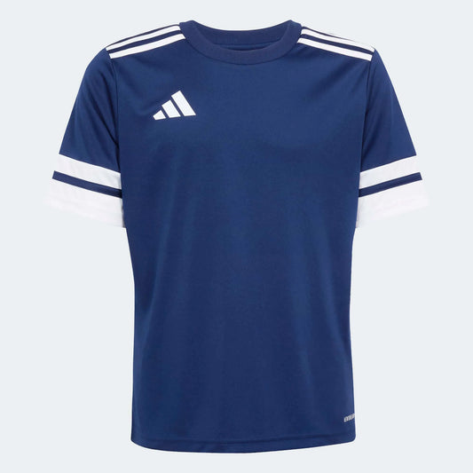 adidas Youth Squadra 25 Jersey Short Sleeve Team Navy Blue 2/White (Front)