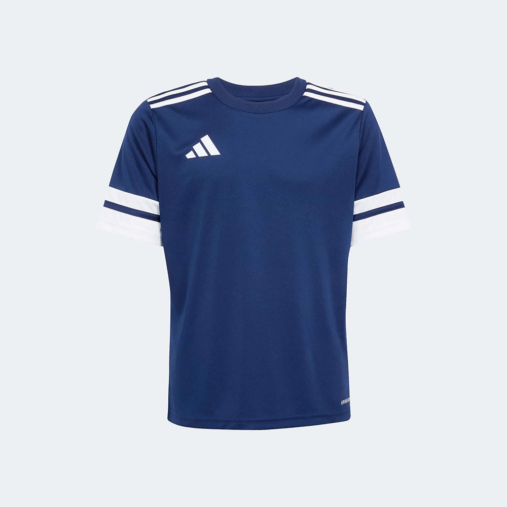 adidas Youth Squadra 25 Jersey Short Sleeve Team Navy Blue 2/White (Front)