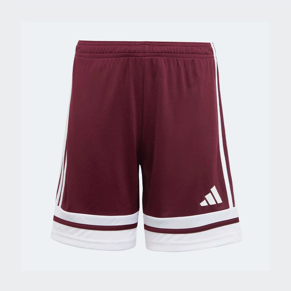 adidas Youth Squadra 25 Shorts Team Maroon 2/White (Front)