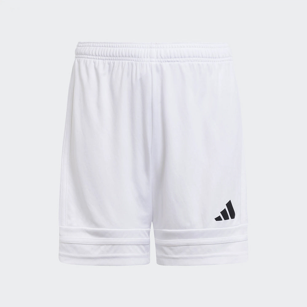 adidas Youth Squadra 25 Shorts White/White/Black (Front)