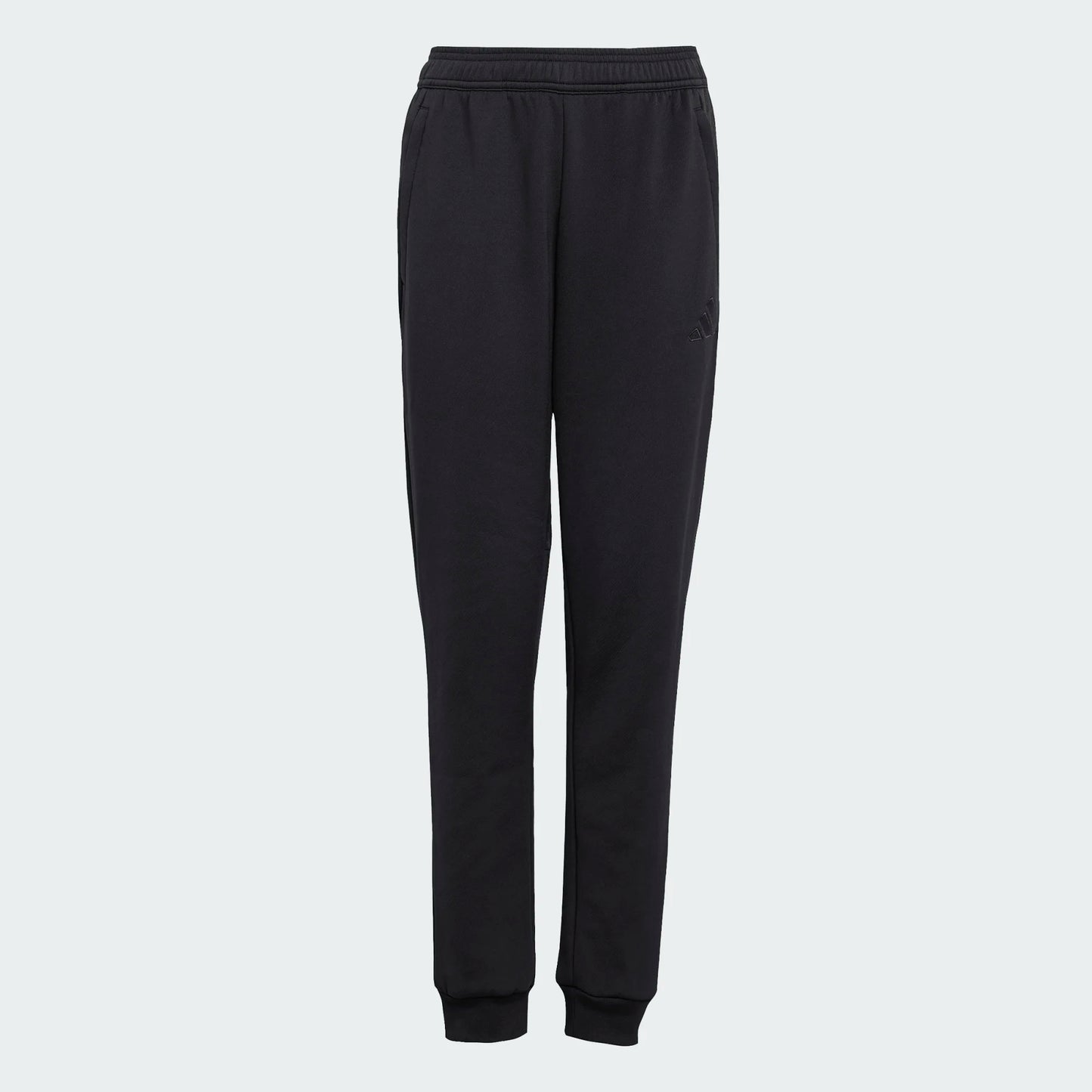 adidas Youth TIRO 25 TRAVELWEAR Pants Black front 1