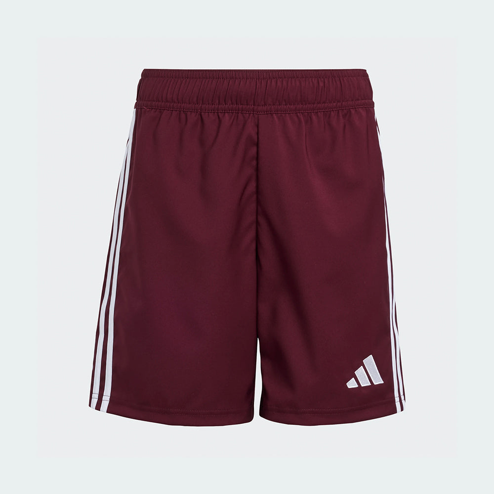 adidas Youth Tastigo 25 Shorts Team Maroon/White (Front)