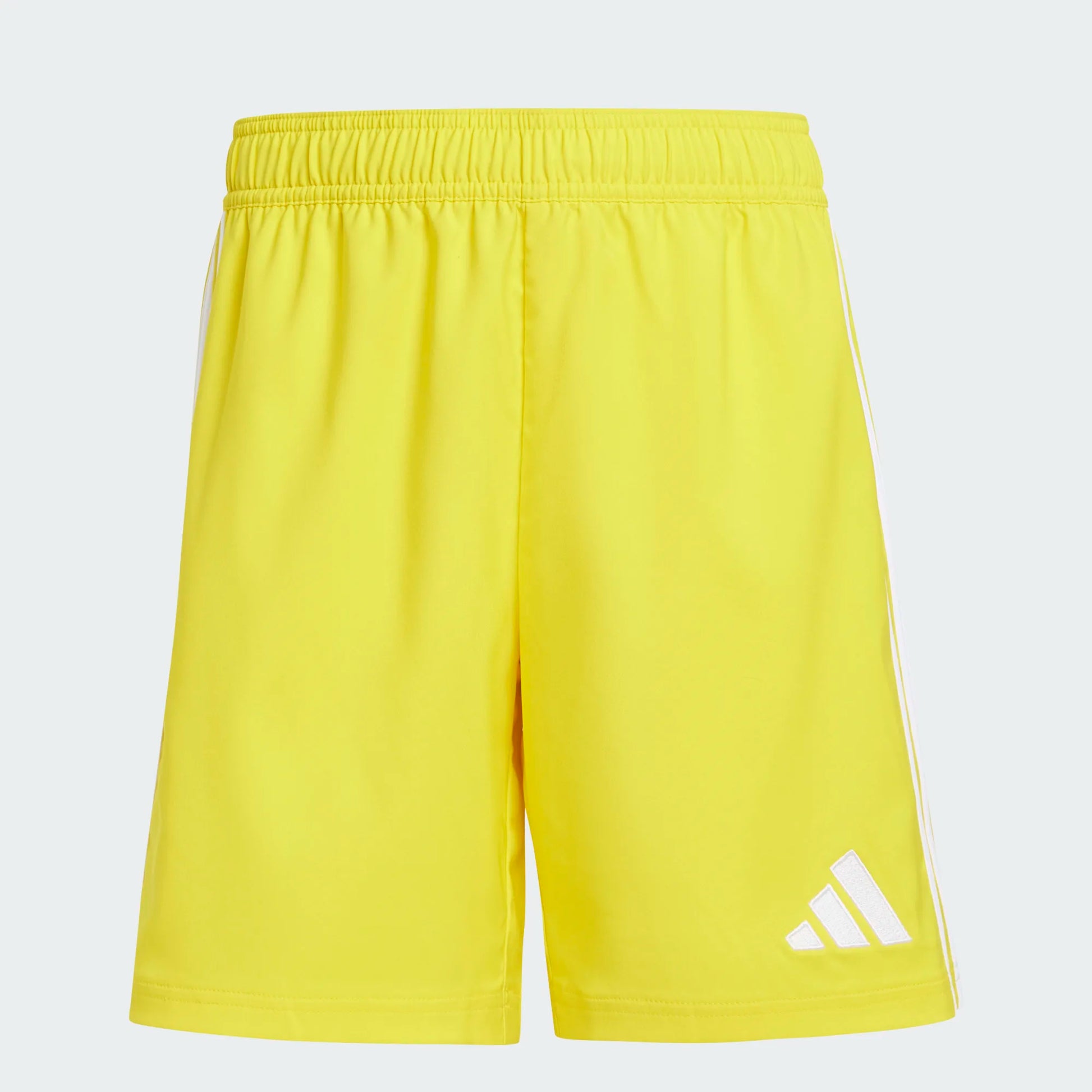 adidas Youth Tastigo 25 Shorts Team Yellow/White (Front)